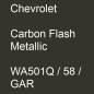Preview: Chevrolet, Carbon Flash Metallic, WA501Q / 58 / GAR.